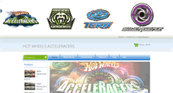 Desktop Screenshot of hotwheels-acceleracers.net